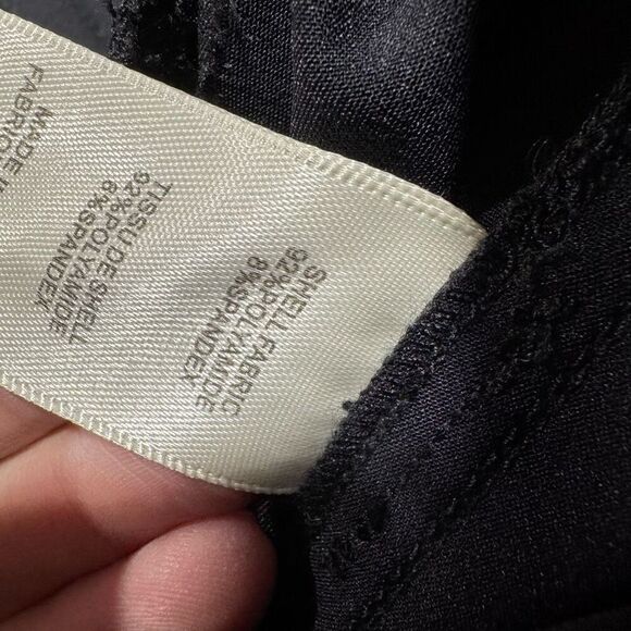 Rebecca Taylor Ava Tech Pants Women's Size 4 Black Slim Fit Classy EUC - Picture 7 of 8